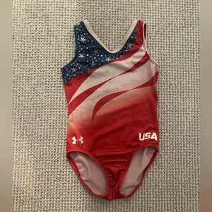 Under Armour USA Child Medium Leotard
